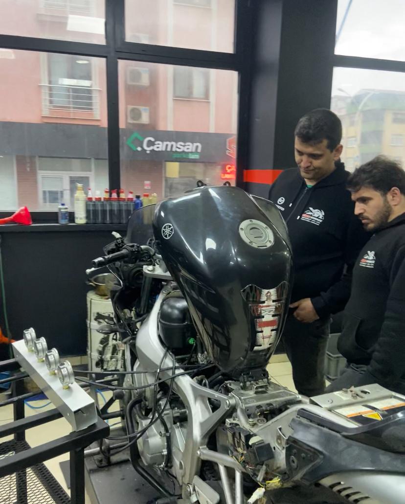 Motosiklet onarım çalışması - Sakarya Cihan Motor servisi